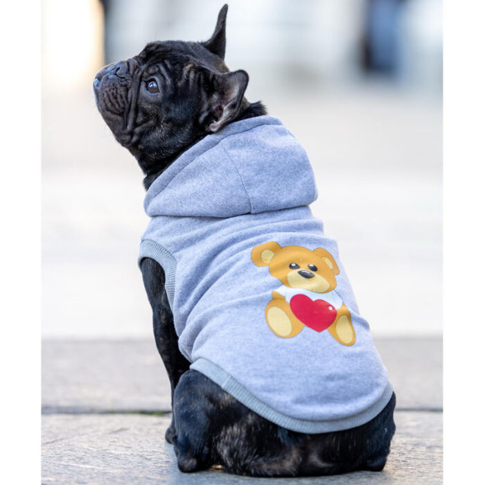 Felpa in cotone con cappuccio per cani - immagine 7