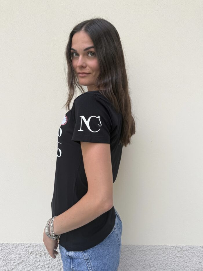 T-Shirt "SCUSA IL RITARDO ERO IN MANEGGIO" - immagine 2